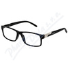 Brýle čtecí +2. 50 černé s kovovým doplňkem FLEX