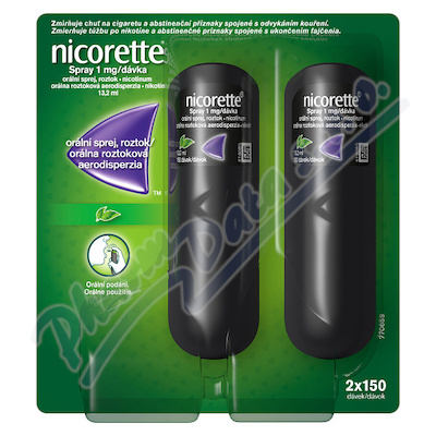 Nicorette spray 1mg-dáv.orm.spr.sol.2x13.2ml