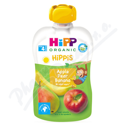 HiPP BIO 100% ovoce Jablko-Hruška-Banán 100g 